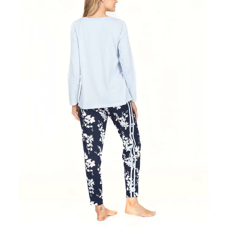Pijama Lady Genny Encaje Y Floral-2