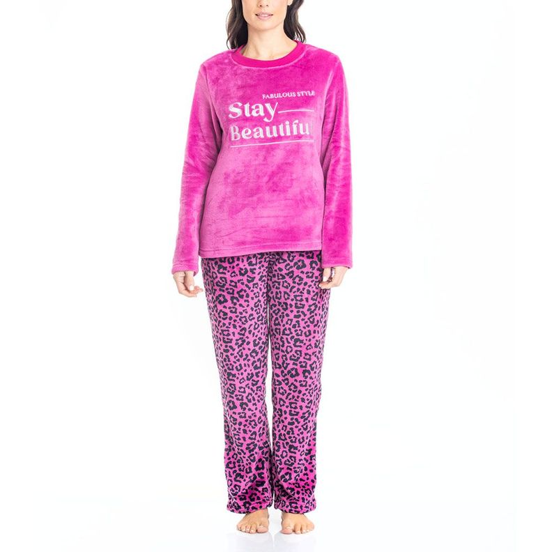 Conjunto Pijama Polar 'stay Beautiful'-0