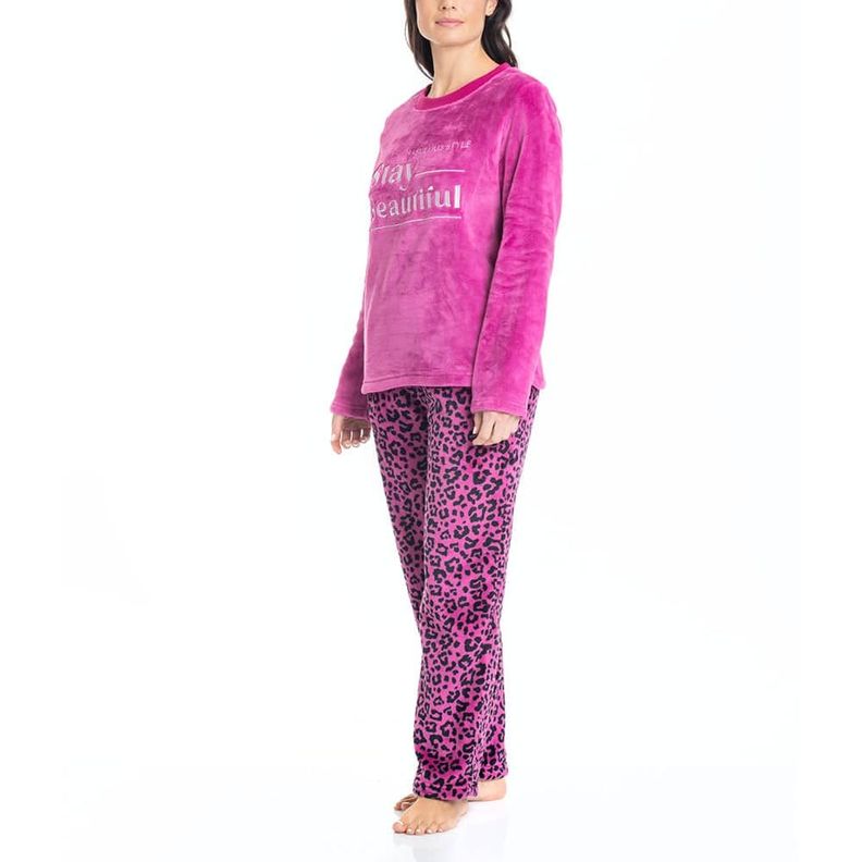 Conjunto Pijama Polar 'stay Beautiful'-2