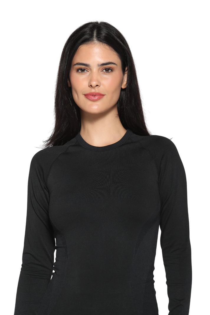 Camiseta Primera capa Mujer compresión Cobre-2