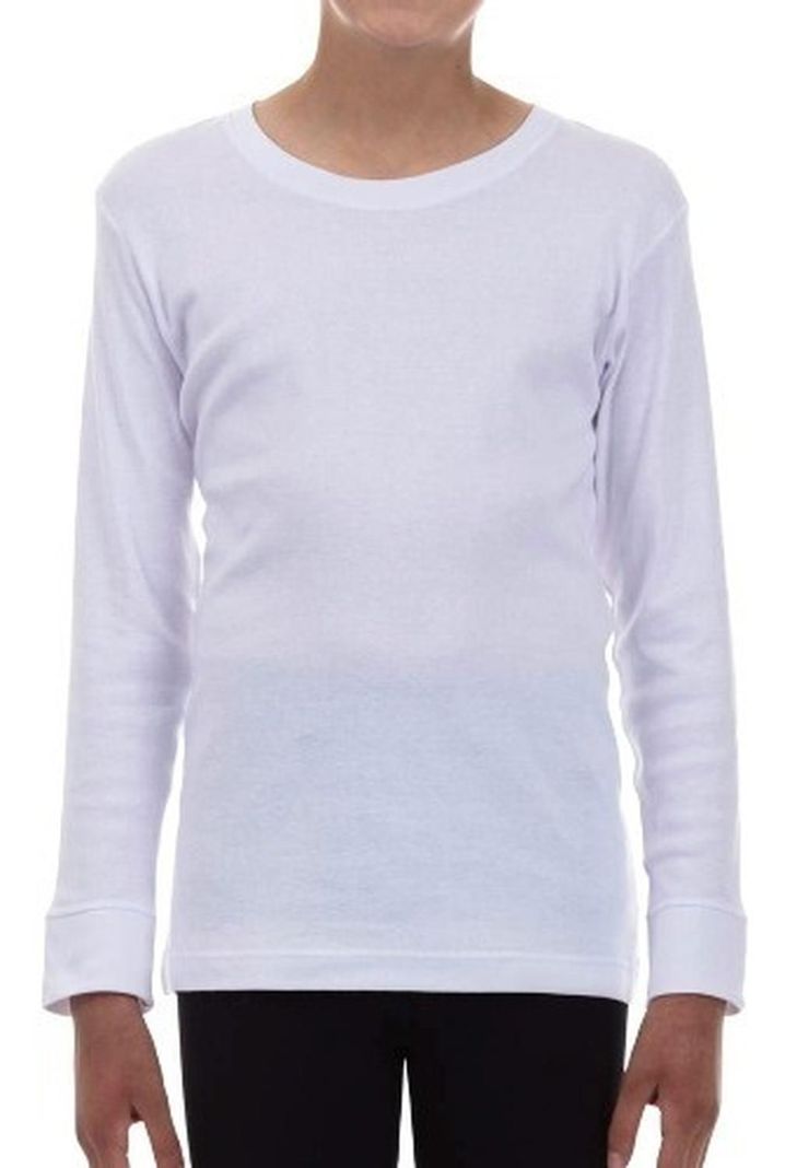 Camiseta Cotton Rib Manga Larga Niño-0