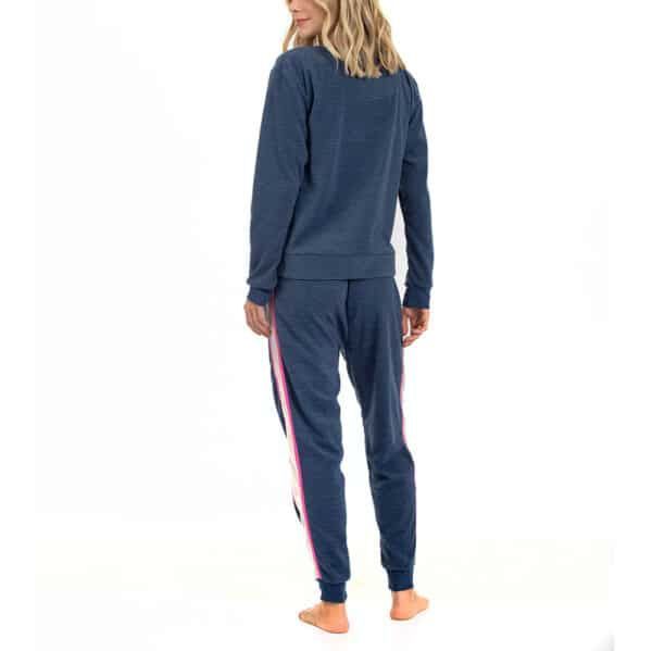 Pijama Micropolar Floral Confort-2