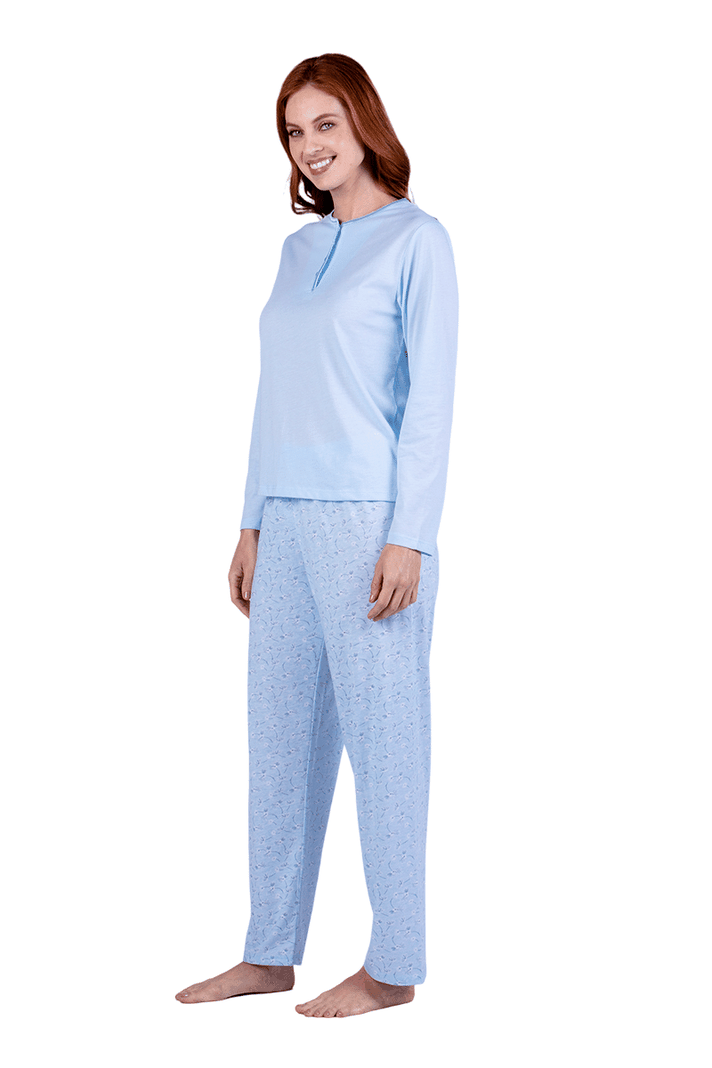 Pijama Invierno Algodón Mujer-2