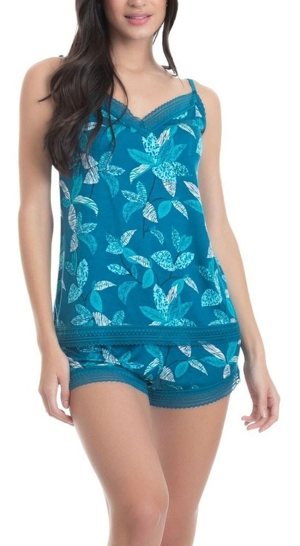 Pijama Viscosa Estampado Lady Genny-0