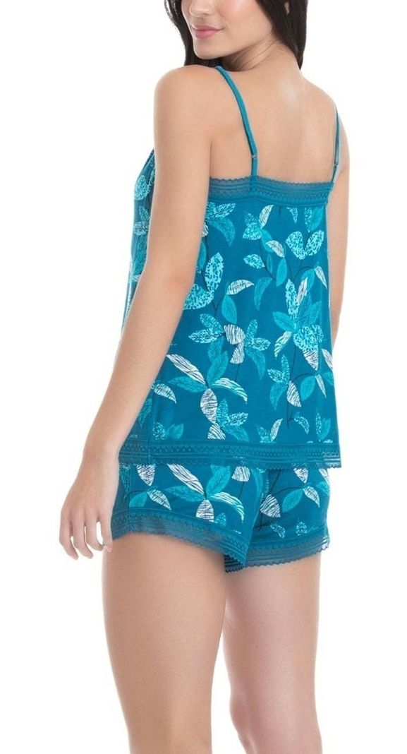 Pijama Viscosa Estampado Lady Genny-1