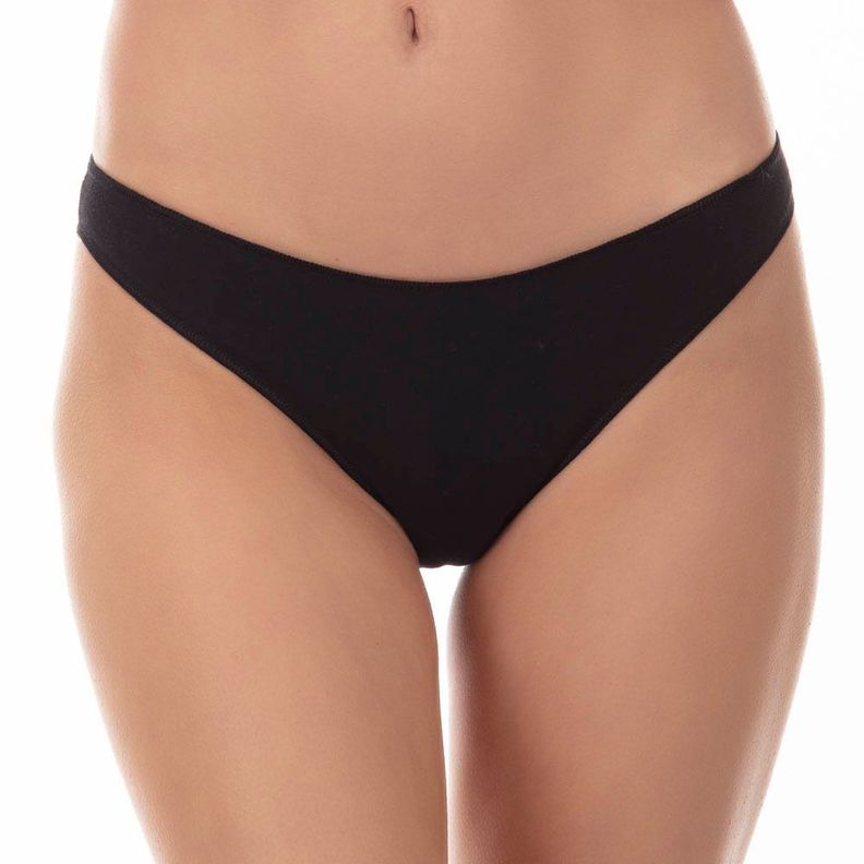 Tanga a la Cadera de Algodon Elasticado
