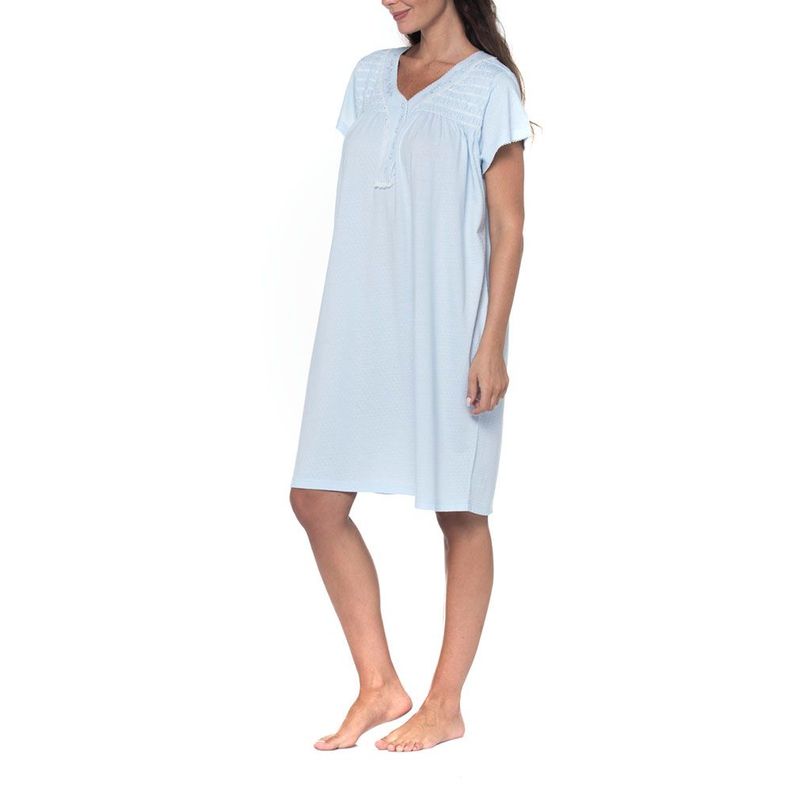 Camisa de Dormir Suave y Confortable-0