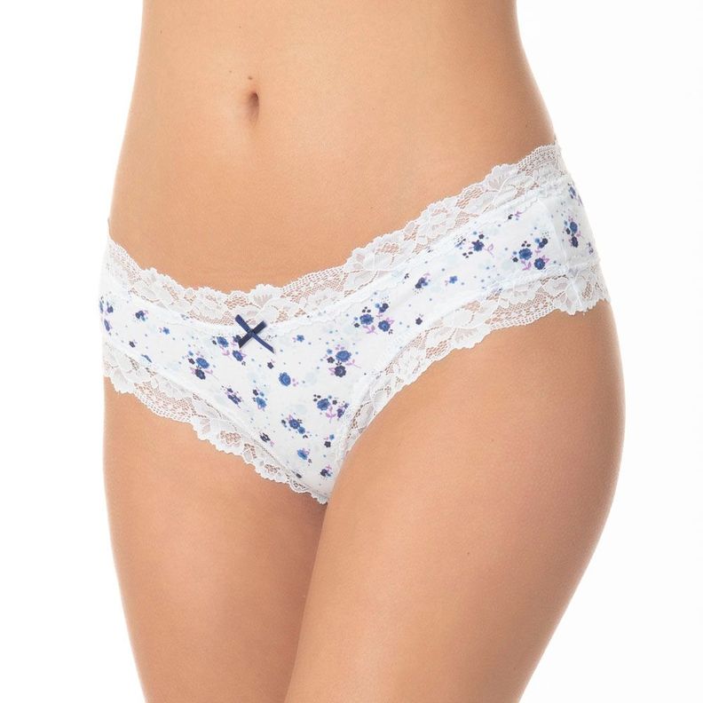 Pantaleta de Algodón con Encaje-0