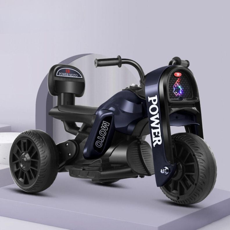 Moto Electrica Tipo Triciclo Bebés y Niños con Luces Colores-7