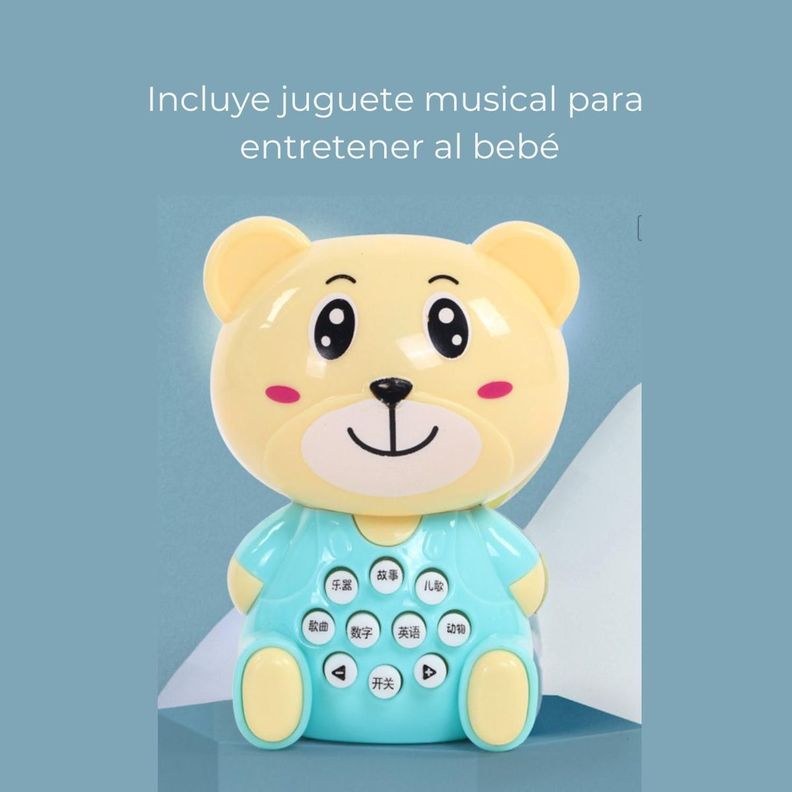Caballito Balancín Correpasillo Jirafa Con Música Colores-5