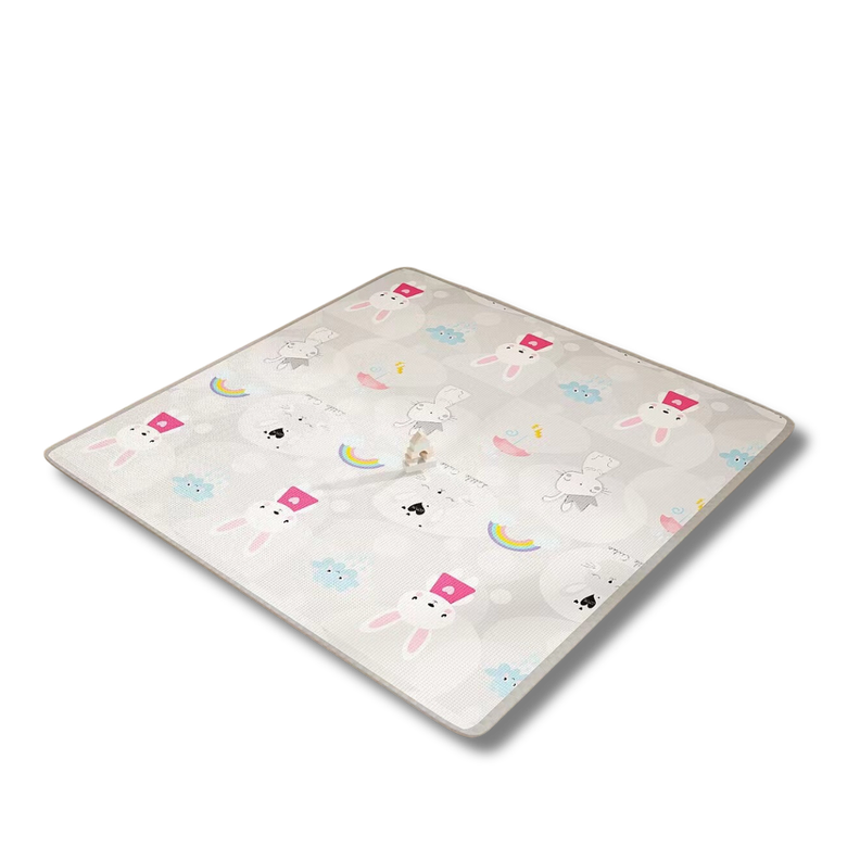 Alfombra de juegos para niños y bebés 200x155cm Impermeable y blanda-0