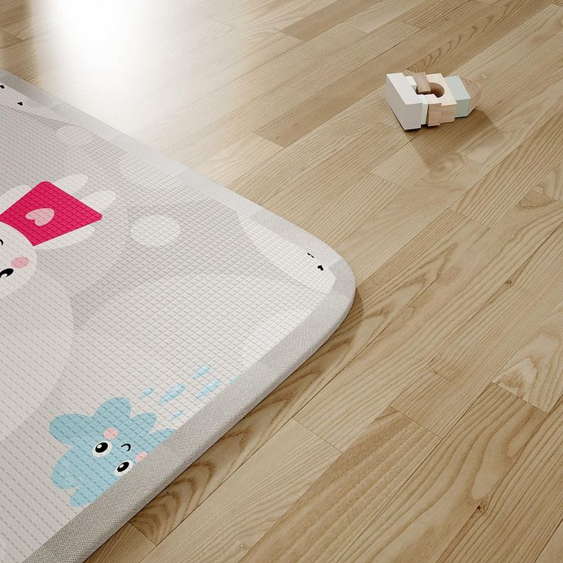 Alfombra de juegos para niños y bebés 200x155cm Impermeable y blanda-2