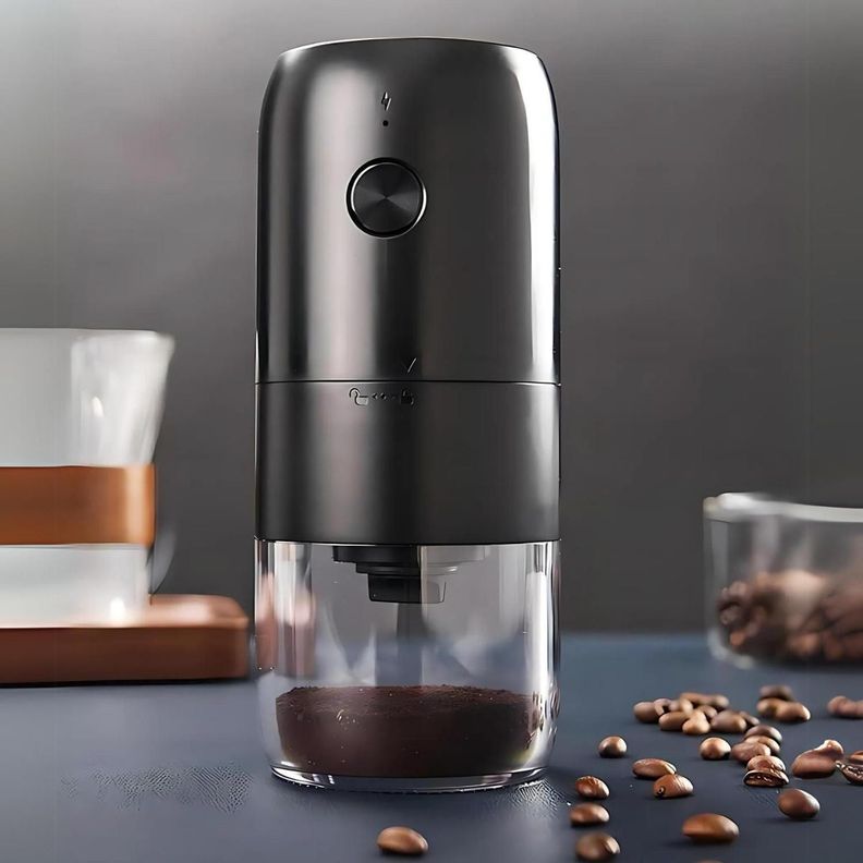 Moledor Molinillo De Granos Cafe Y Especias Recargable Usb-c-2