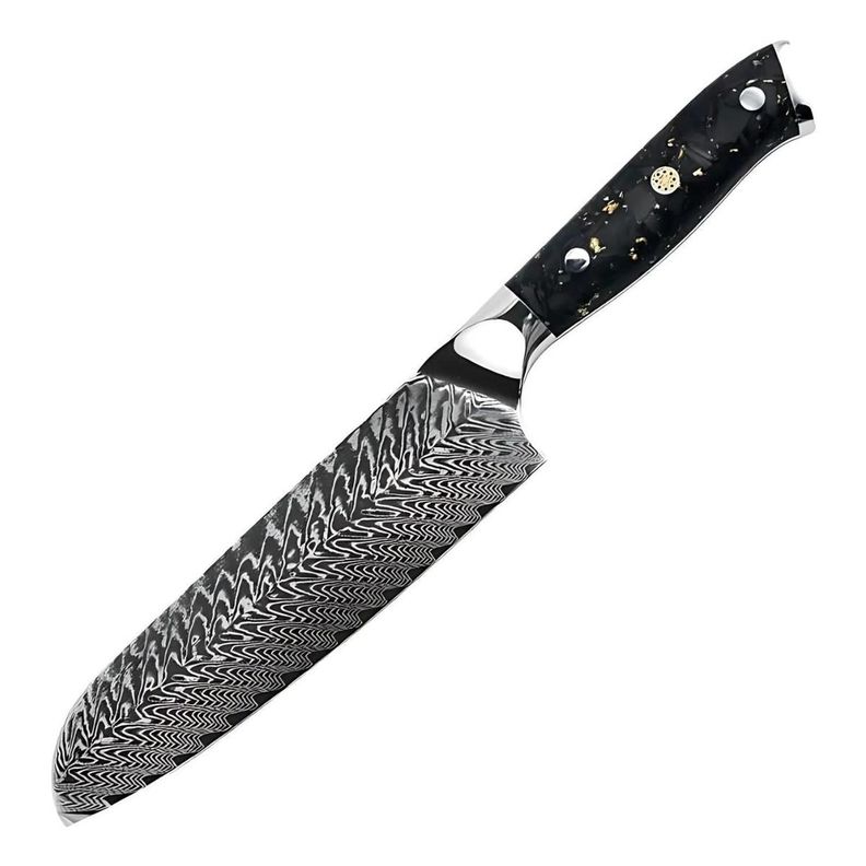 Cuchillo Profesional Santoku Acero Damasco 20.3cm De 67 Capas-0