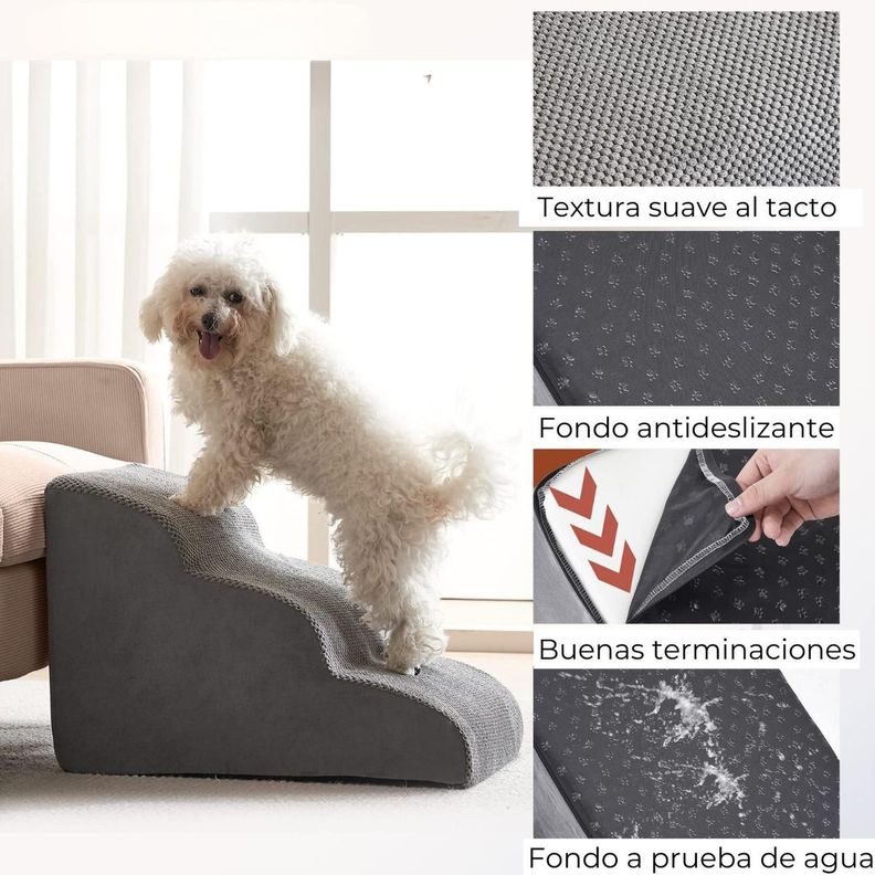 Escalera Perro Mascota Fondo Impermeable Antideslizante-5