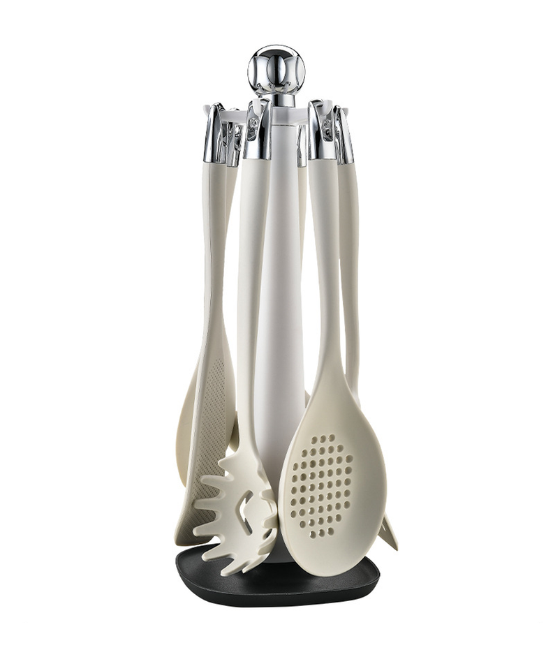Set De Utensilios De Cocina Silicona Cucharon Espatula 7pzas-1