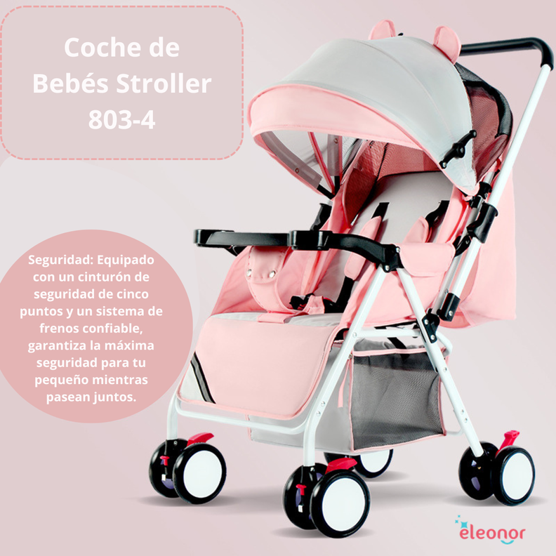 Coche De Bebé Paraguas Plegable Con Diseño De Orejitas-4