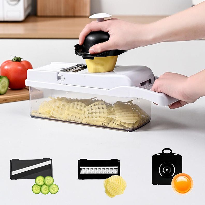 Cortador Picador Rallador Cocina Multiuso De Verduras 26pcs-4