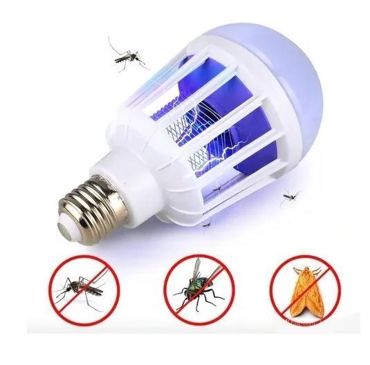 Mata Moscas Mosquitos Ampolleta Trampa Electrica Mata Insect-2