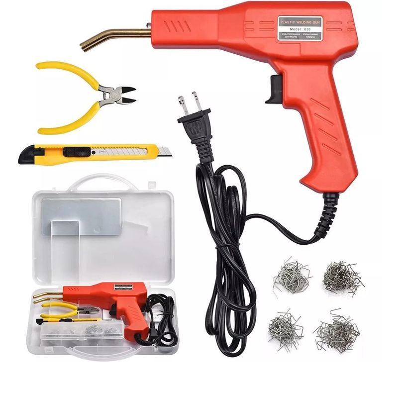 Máquina De Soldar Grapadora De Plástico Caliente 150w Rojo-0