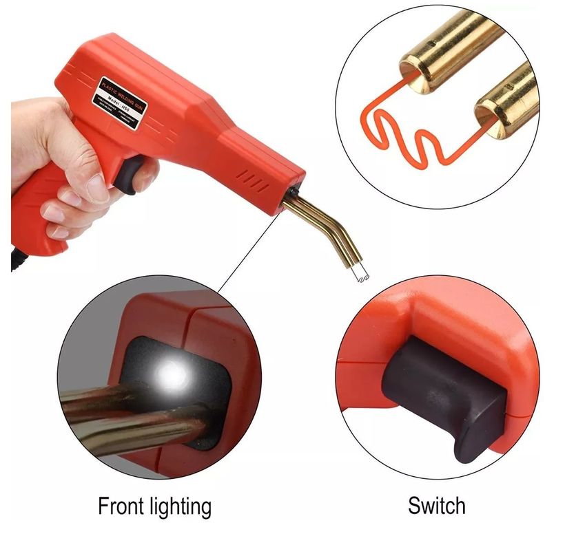 Máquina De Soldar Grapadora De Plástico Caliente 150w Rojo-5