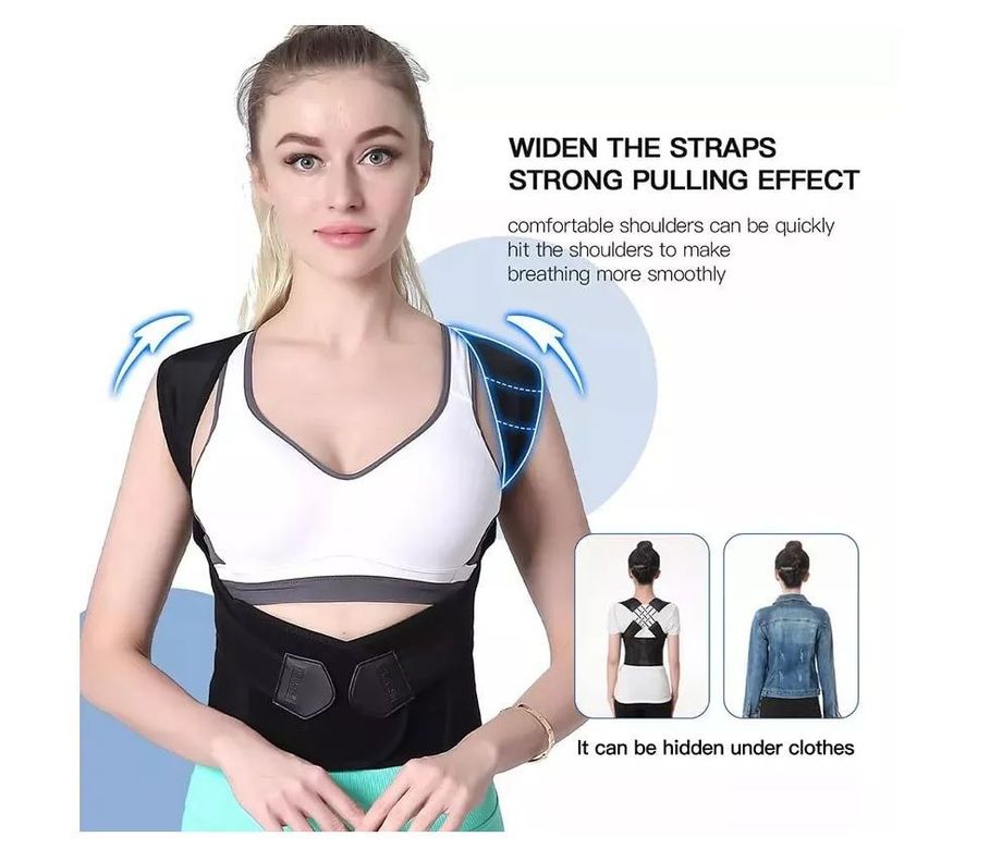 Faja Corrector Espalda Unisex Corregidor Postura Espalda-0