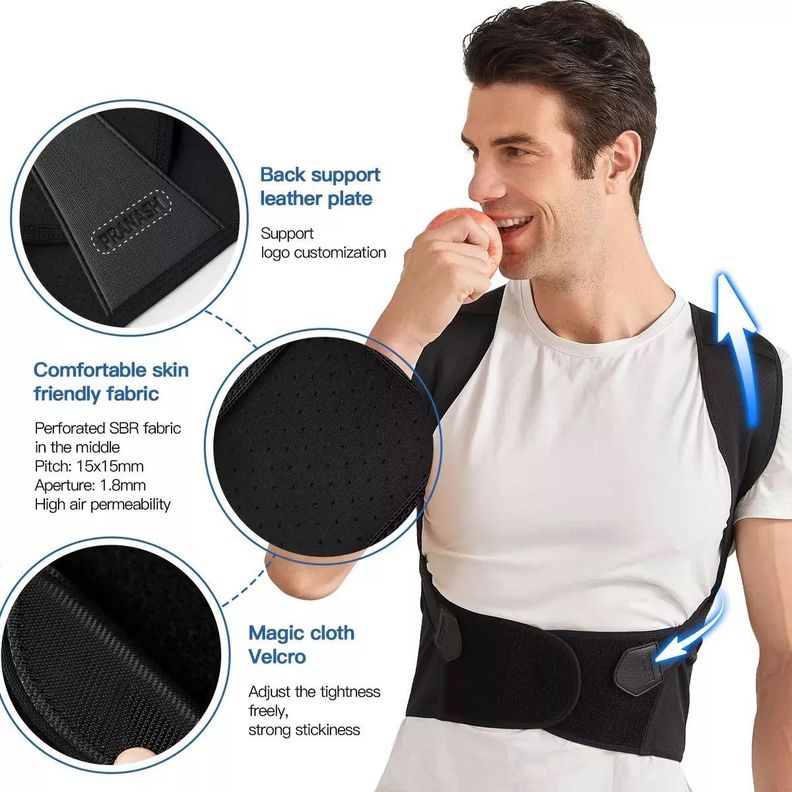 Faja Corrector Espalda Unisex Corregidor Postura Espalda-5