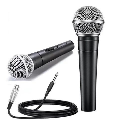 Microfono Karaoke Microfono Sm-58 Micrófono + Cable 5mts-0