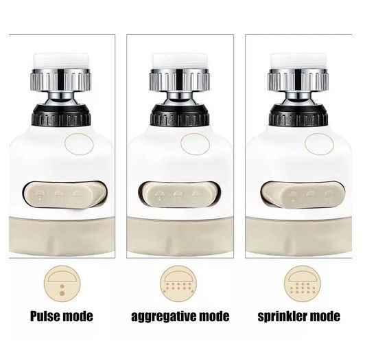 Grifo Ajustable Llaves Lavaplatos Giratorio 360 Llave Cocina-3