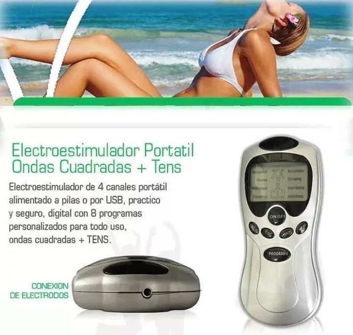 Masajeador Electroestimulador Electrofísico Corporal Portátil-6