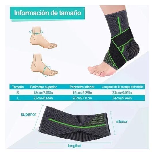 Tobillera Deportiva De Compresión Ajust. P/esguince-4