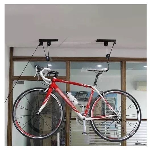 Gancho Bicicleta Colgador Bicicleta Techo Soporte Bicicletas-4