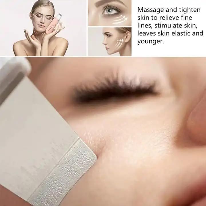 Espátula Ultrasónica Paleta Ultrasónica Facial Limpiadora-6