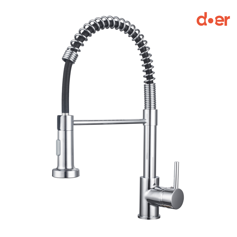 Monomando de Cocina Flexible Cromo Bermejo-0