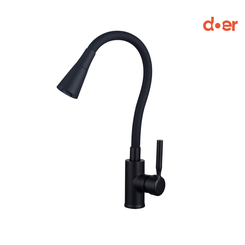 Monomando de Cocina Flexible Talacasto Negra-0