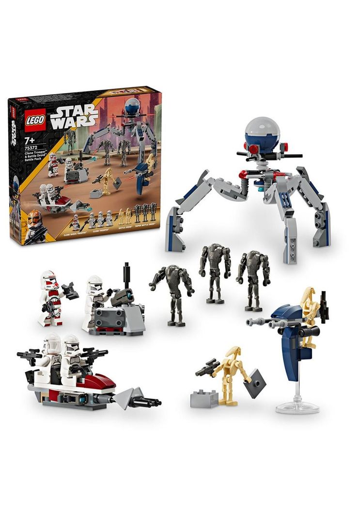 LEGO Star Wars - Pack de Combate: Soldado Clon y Droide de Combate - 75372 Amarillo