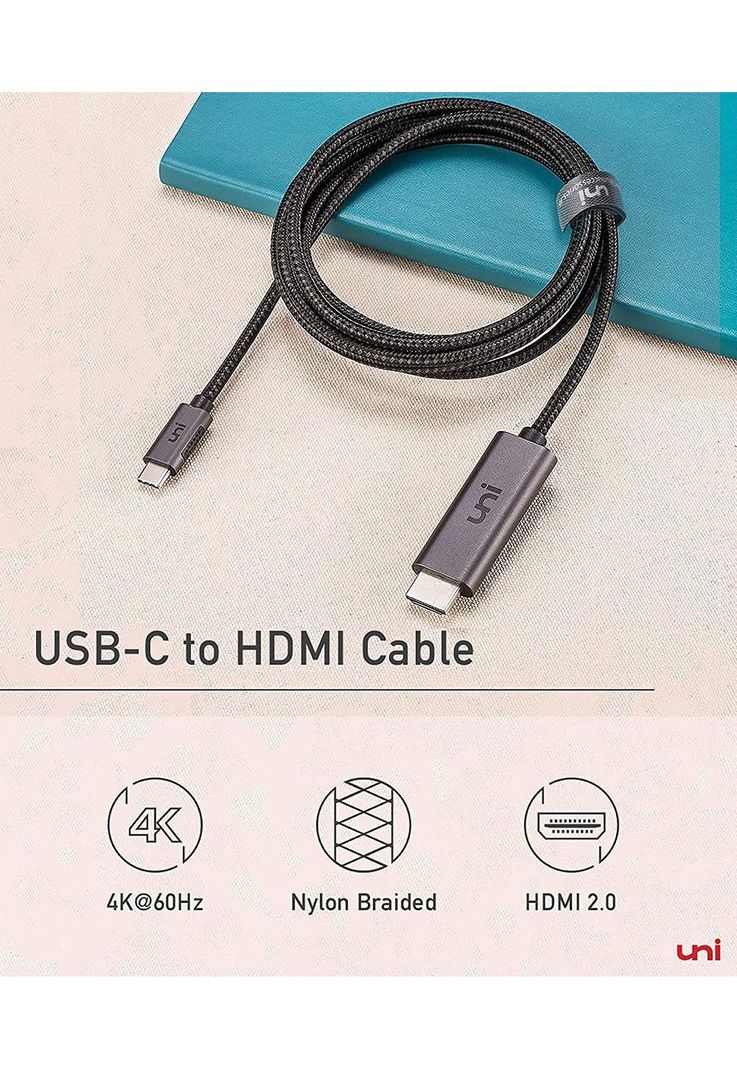 Cable USB C a HDMI para oficina en casa 1.8 Metros-1