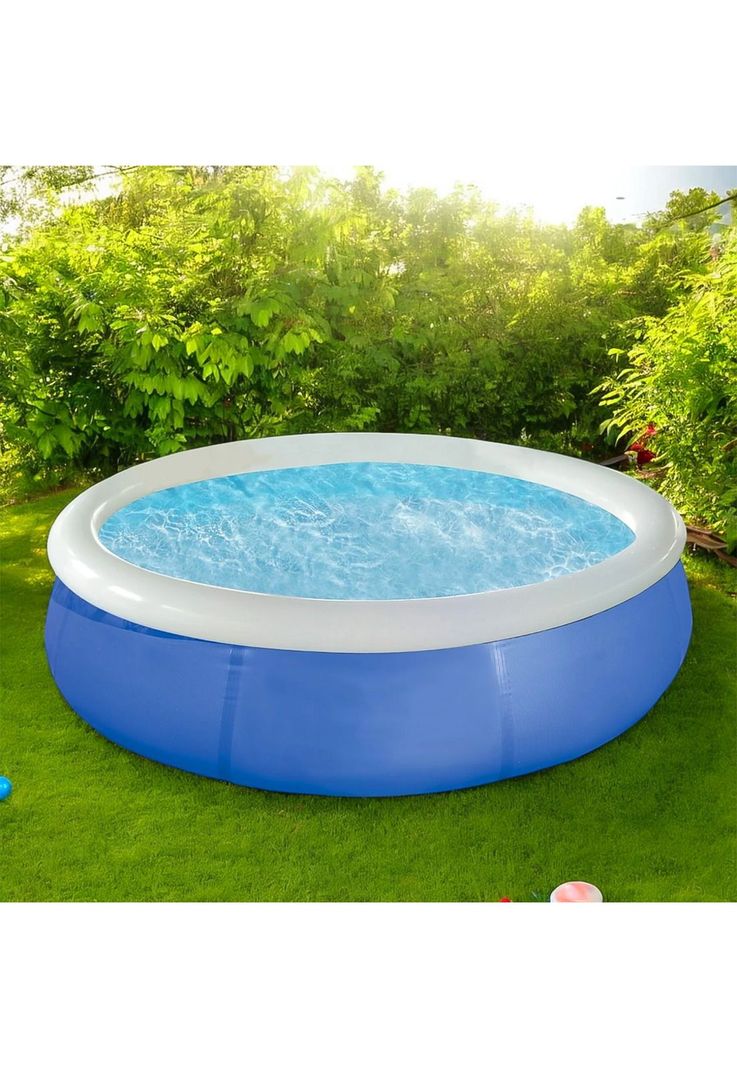 Piscina Bestway Redonda Fácil Armado 168x51cm Azul-2