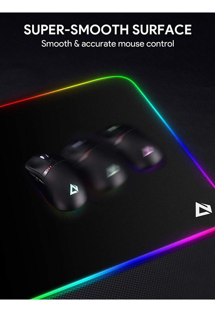 AUKEY Mouse Pad RGB Negro - KM-P7-3