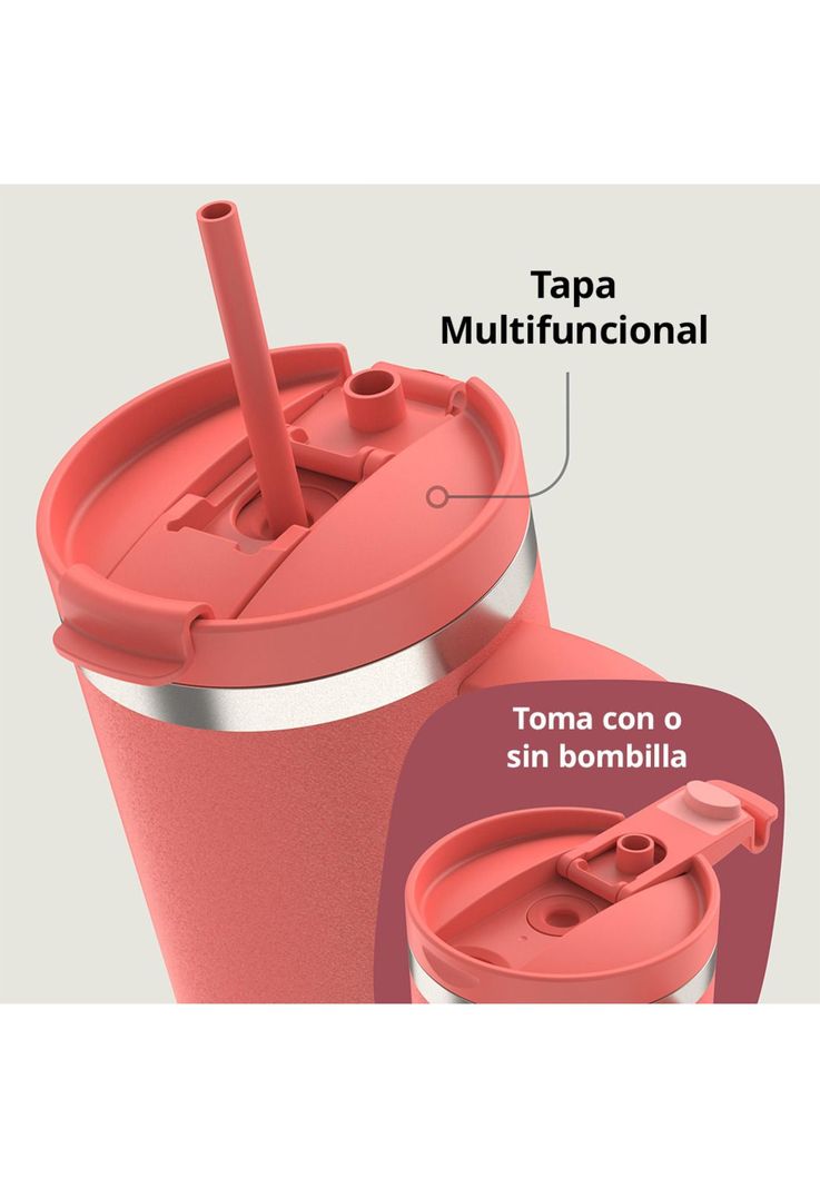 Contigo Vaso Térmico Tumbler Streeterville 1182ML Coral-2