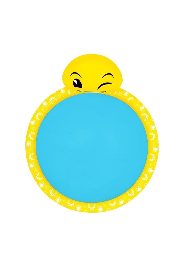 Piscina Bestway Inflable 3 Anillos Emoji Lanza Agua 144x69cm-2