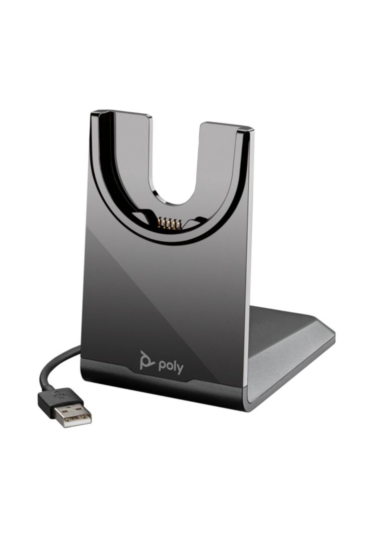 Poly Soporte de Carga para Audífonos Poly Voyager 4200 Negro-0