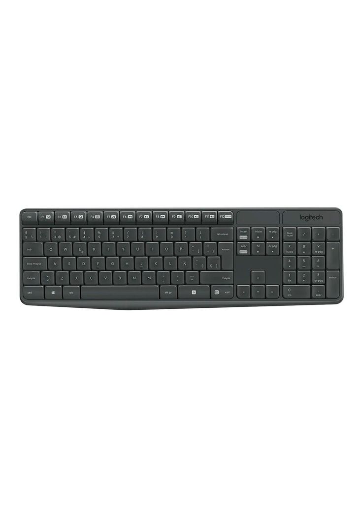 Kit Teclado y Mouse Logitech Inalámbrico MK235 Negro-1