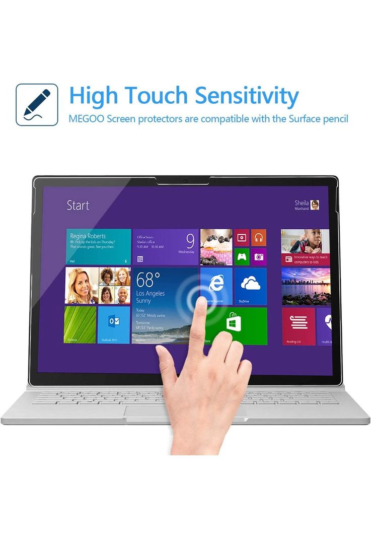 Pack 2 Protector de Pantalla para Surface Book 3/2/1 13,5"-6