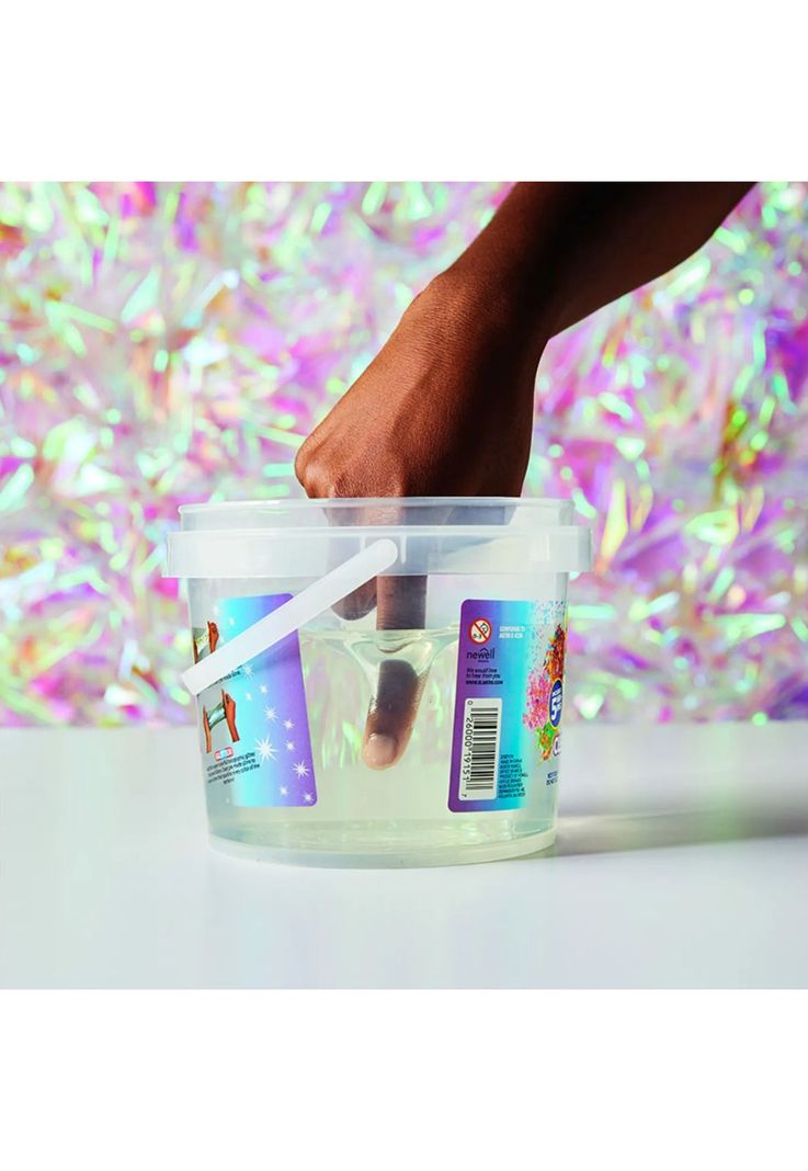 Elmer's Kit Slime Gue Glassy Clear Deluxe Balde 1.4L 5 Toppings-2