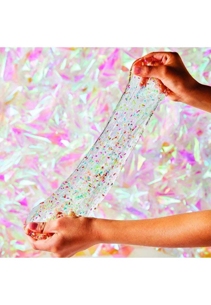 Elmer's Kit Slime Gue Glassy Clear Deluxe Balde 1.4L 5 Toppings-4