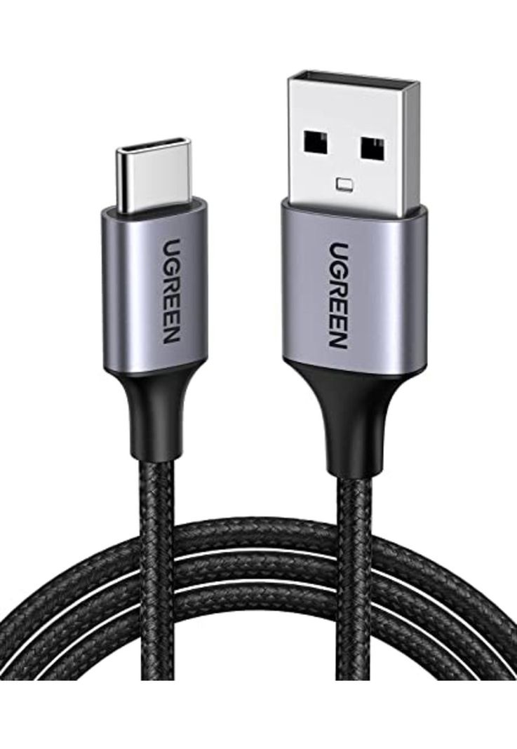 Cable Ugreen USB tipo C de nailon trenzado USB A a USB C 2 Metros-0