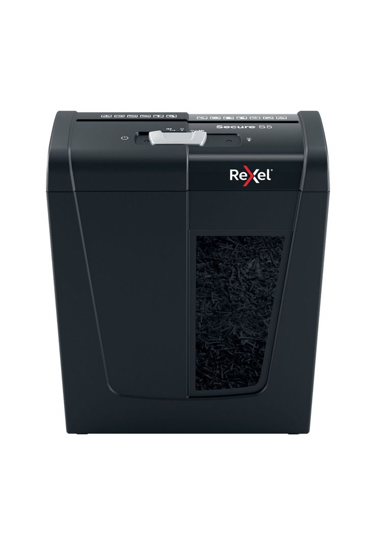 Trituradora Rexel Secure S5 Tira 6mm P2 5 Hojas 10L-0