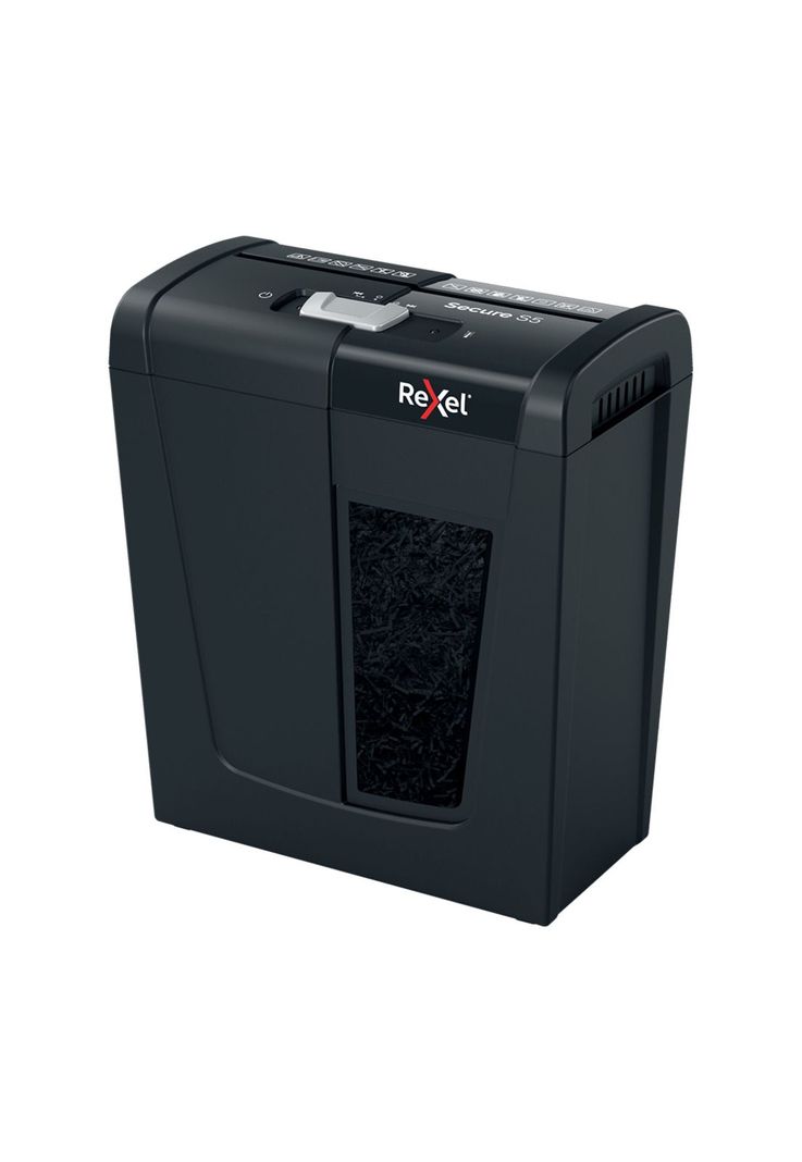 Trituradora Rexel Secure S5 Tira 6mm P2 5 Hojas 10L-3