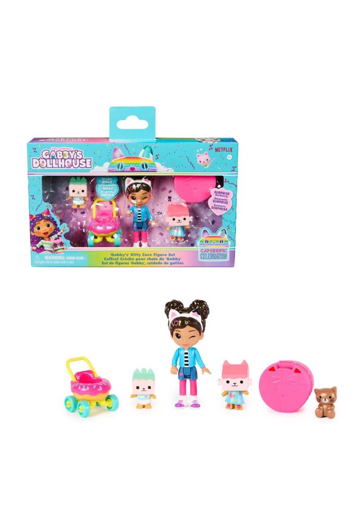 Gabby's Dollhouse Set Cuidado de Gatitos